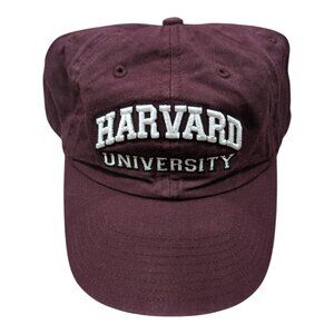 Harvard University ’47 Brand Adjustable Strapback Dad Hat Maroon Cap Collegiate